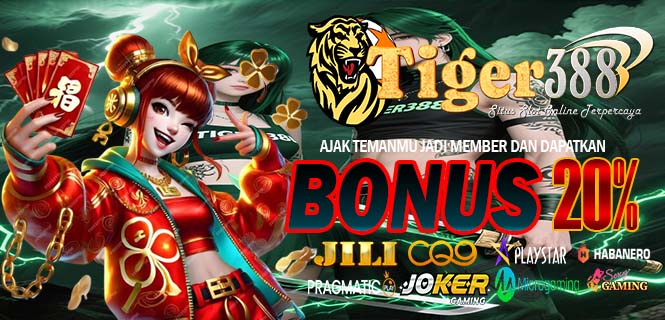 Situs Link Slot Online TIGER388 Memberikan Cashback Terbesar